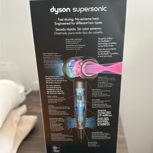 Dyson Supersonic Hair Dryer White with Gray Accents